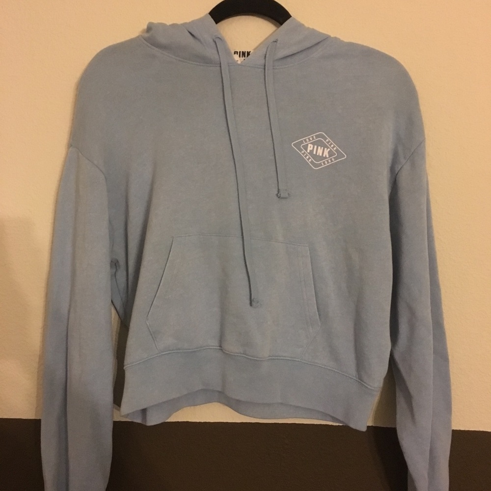 PINK cropped hoodie